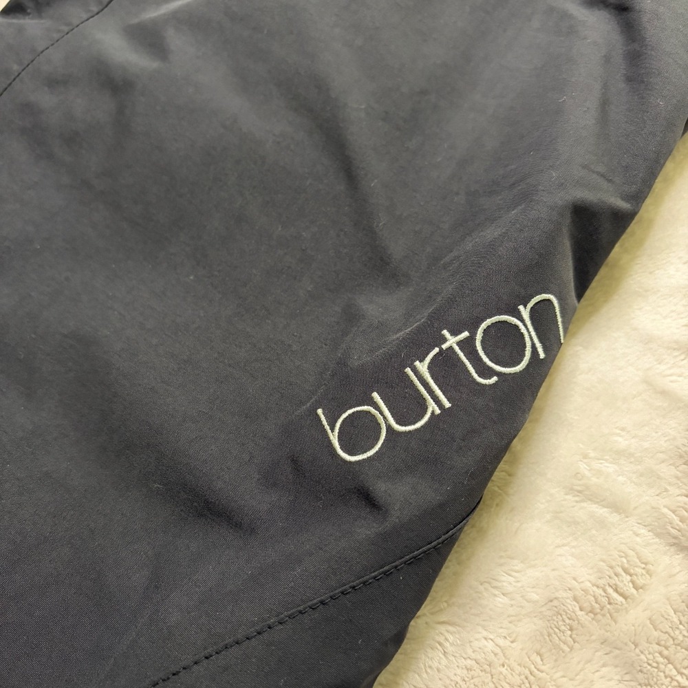 Burton Snowboard Ski Snow Pants Womens S Black Zip Pockets Waterproof Gore-Tex - Picture 2 of 9